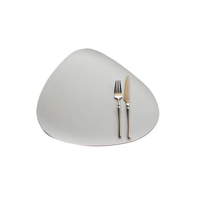 4 6 8 10PCS Place Mat Tableware Pad Placemat Table Mat Heat Insulation PU Leather Placemats Bowl Coaster Kitchen Non-Slip