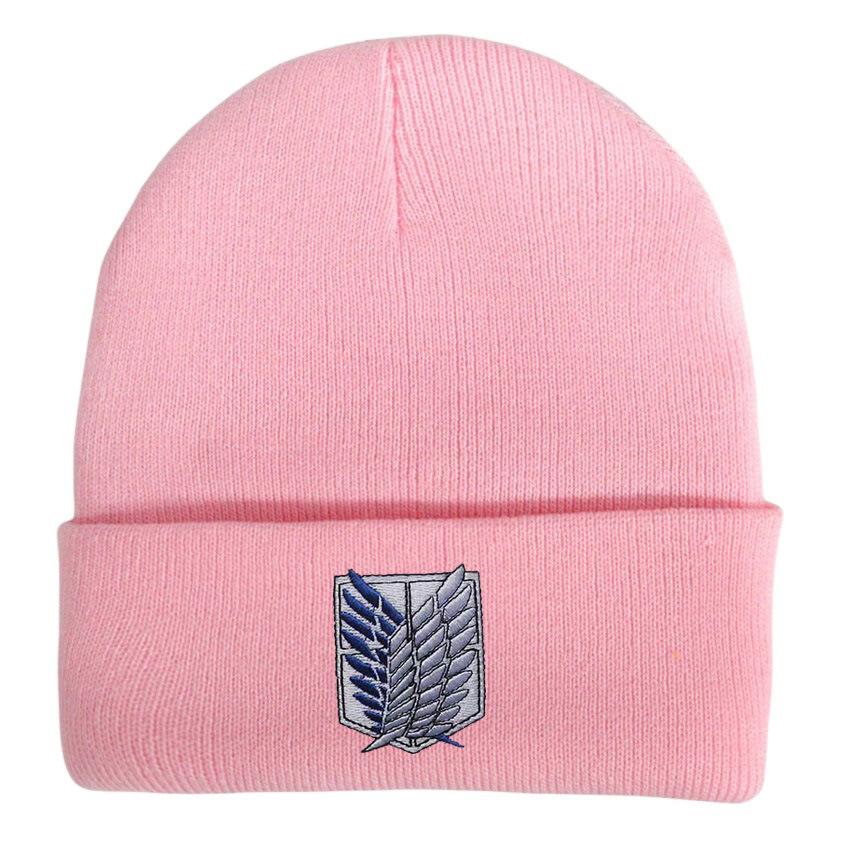 Wings of Freedom AoT Attack on Titan Вязаные шапки для женщин Унисекс Шапка Зимняя шапка Eren Mikasa Аниме Манга AoT Повседневная кепка Melon