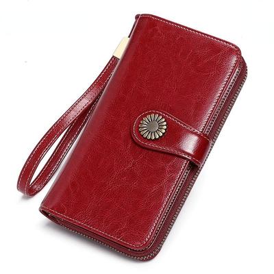 Женский длинный кошелек с RFID защитой