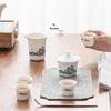 Mr. Nanshan Light Luxury Chinese Travel Tea Set