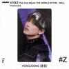 ATEEZ 2-й альбом WORLD EP.FIN WILL. Наклейка для фотокарты Z версия. КПОП К-ПОП