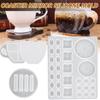 Coffee Cup Coaster Mould Storage Holder Tray Cup Mat Resin Epoxy Casting Mold