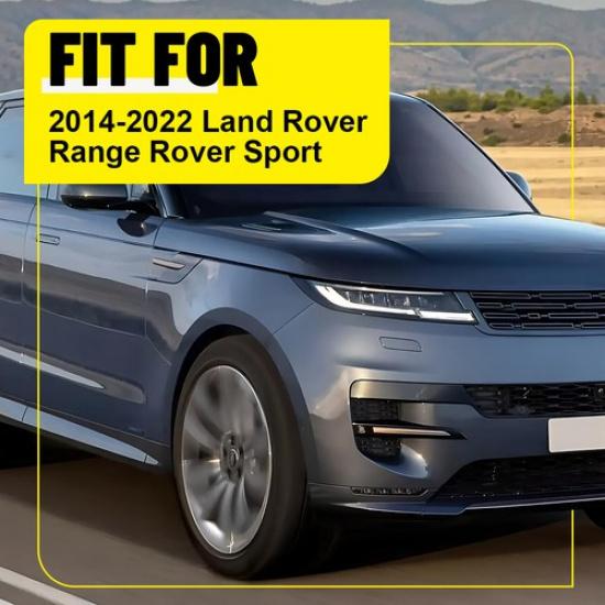 6x Глянцевые черные накладки на стойки кузова для 2014-22 Land Rover Range Rover Sport