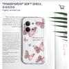 Retro Butterfly Transparent Phone Case For Xiaomi Redmi Note 14 13 12 Pro Plus 15 15C 13 13C 12 12C Soft TPU Cover