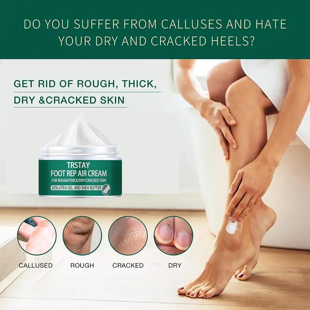 Восстанавливающий крем для ног, который осветляет тон кожи, увлажняет, осветляет тусклость и укрепляет кожу.