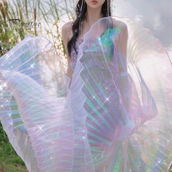 Костюм для танца живота с выдвижной палкой, женское раздвоенное египетское профессиональное крыло, 360 градусов, взрослое сценическое выступление, крыло ангела-бабочки