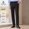 Langdeng Men's Business Formal Sleek, Breathable, Easy to Handle, No Wrinkle Straight Leg Western Pants