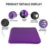Orthopaedic Gel Seat Cushion for Home & Office Use - Sciatica & Tailbone Pain Relief Honeycomb Coccyx Cushion with Removable Cloth Cover