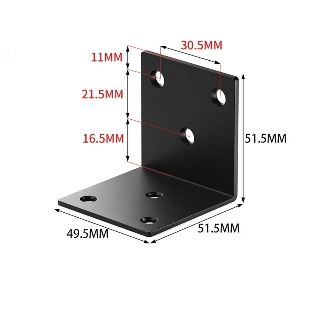 Stainless Steel Corner Bracket 90 Degree Corner Brace Right Angle Brace Board Shelf Support
