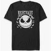 2026 New Fashion Nightmare Before Christmas Jack Print Womens Crew Neck Loose Plus Size Comfortable Short Sleeve TShirt