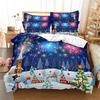 3D Рождественский комплект постельного белья Queen Bedding Duvet Cover Set Bedding Bed Cover Cotton Queen Bed Cover Set Bed Set Bedding