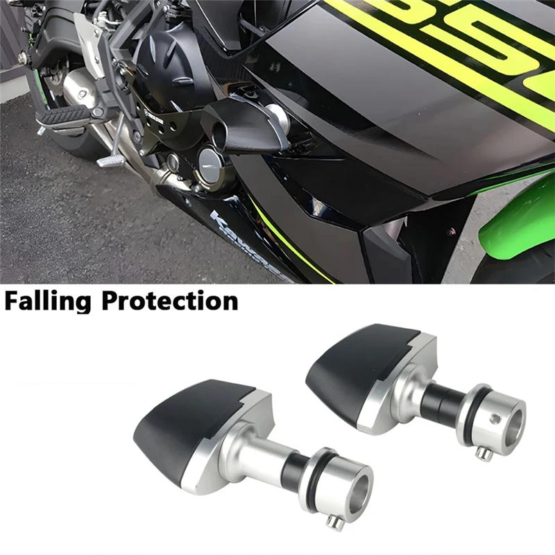Motorcycle Falling Protection Frame Slider Fairing Guard Crash Pad Protector For KAWASAKI Z650 Ninja650 2017-2024-M53K