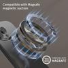 Магнитный держатель для телефона для Magsafe Настольный Поворотный Складной Кольцо-держатель Супермагнит Стенд Автомобильный Металлический кронштейн для iPhone 17 16 15