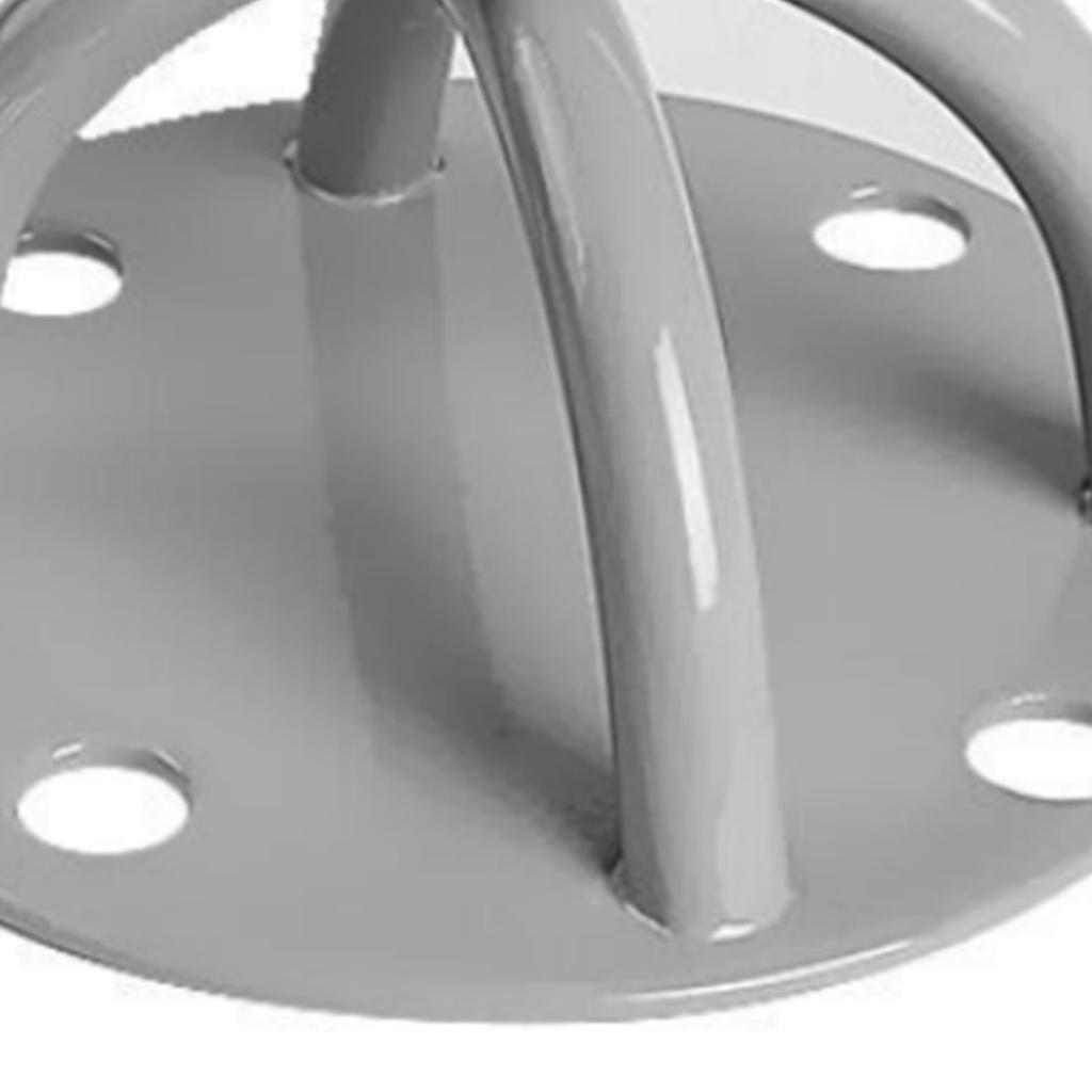 Подвес для качелей Железо Устойчивый к ржавчине Высокая грузоподъемность Крюк для качелей для гамака Вентилятор Серебристый