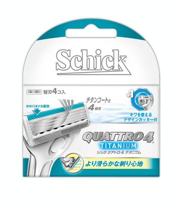 Сменное лезвие Schick Quattro 4 Titanium (4 шт)