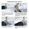 1/2/5 PCS Needle Threader Needle Insert Changing Sewing Tools Threading Accessaries