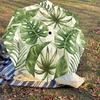 1PC Tropical Leaves Pattern Umbrella-8-Rib Reinforced, Automatic Open, Lightweight & Durable, Cute Fashion Accessory for Outdoor-P71