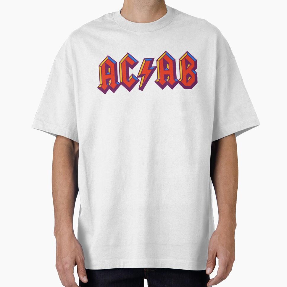 ACAB - Оверсайз футболка в стиле ACDC