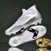 Men Football Boots Long Spikes High Ankle Soccer Shoes AG/TF Kids Outdoor Grass Cleats Soccer Boots Training Sport Football Shoes