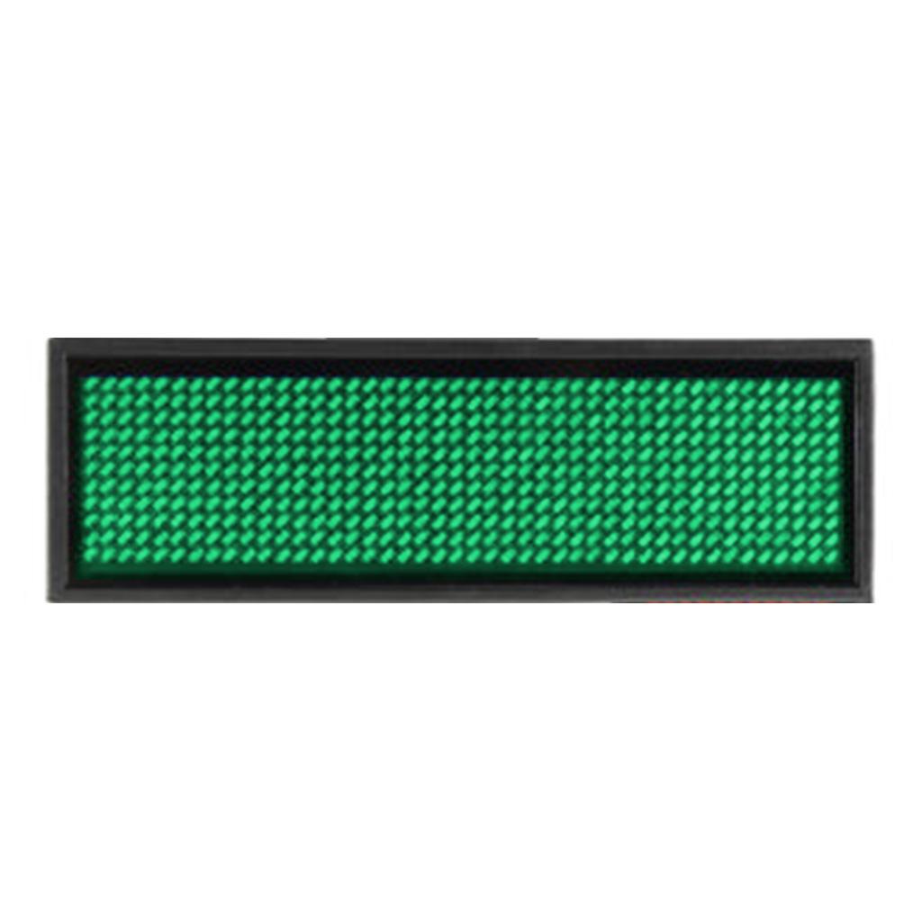 Светодиодная бейдж-визитка для бизнеса, перезаряжаемый LED-экран для карты для бара, отеля, вечеринки, супермаркета, школы и ресторана, 4 цвета