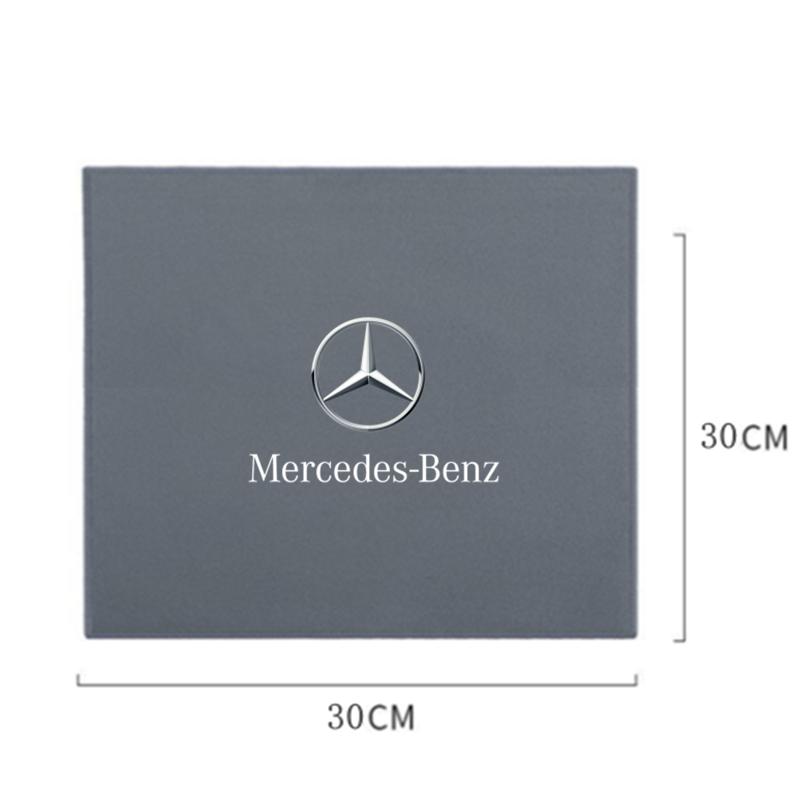 FCM5 Car Towel Double-sided Coral Fleece Auto Cleaning Cloth For Mercedes Benz B/C/E/S Class W203 W204 W205 W210 W211 W212 Accessorie