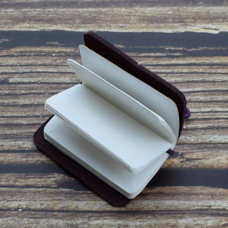 1 шт. крошечный кожаный блокнот карманный блокнот мини винтажный ретро милый кавайный портативный ежедневник органайзер дорожные принадлежности