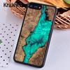 Мягкий чехол для телефона Krajews из дерева и мрамора с рисунком из смолы для iPhone 14 5 6s 7 8 plus X XR XS 11 12 13 pro max Samsung Galaxy S21 S22ultra