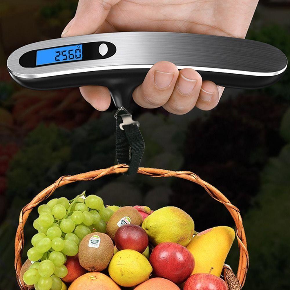 LCD Display Digital Luggage Scale Hanging Baggage Weight Scale Portable Electronic Scale Travel