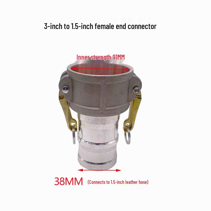 Aluminum Alloy Type C Male & Female Quick Coupler Hose Fittings with Reducing Lever