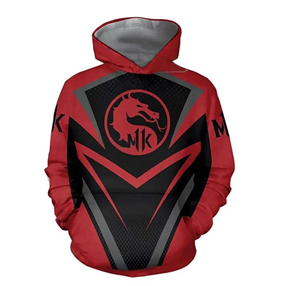Толстовки Mortal Kombat Игра 3D Печать Мода Уличная одежда Мужчины Женщины Оверсайз Свитшоты Худи Дети Пуловеры Спортивный костюм Одежда
