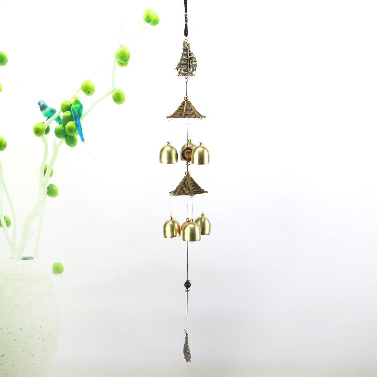 Старинные китайские литые ветряные колокольчики: Подвеска-колокольчик из меди для домашнего декора и подарков