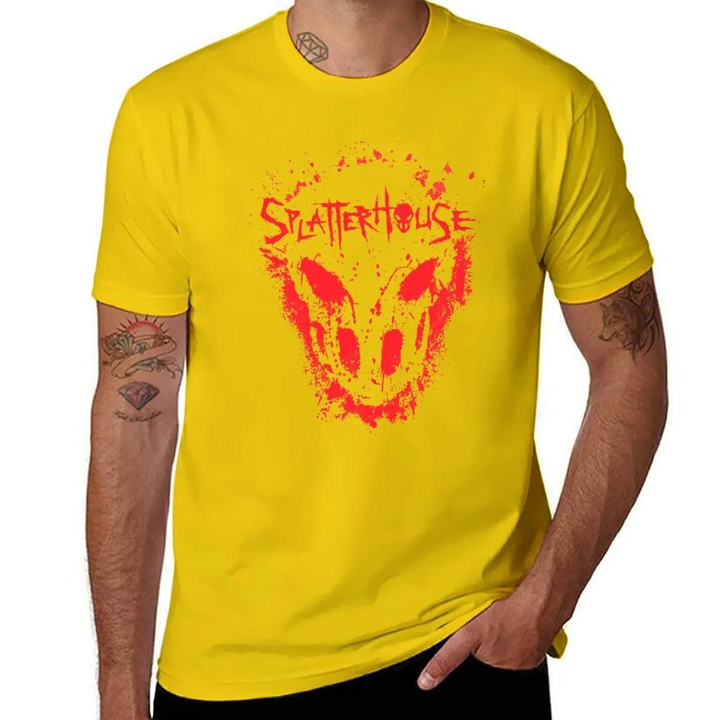 Splatterhouse Cover Idea Classic Retro Vintage Customs Trending TShirt graphics kawaii clothes new edition Unisexs t shirt