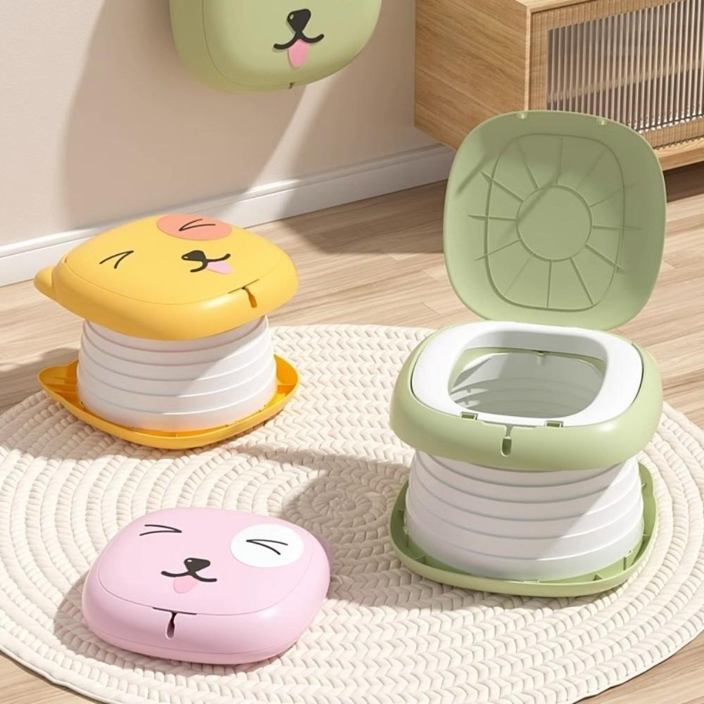 Easy Clean Children's Foldable Potty Hygienic Portable Toilet  Camping