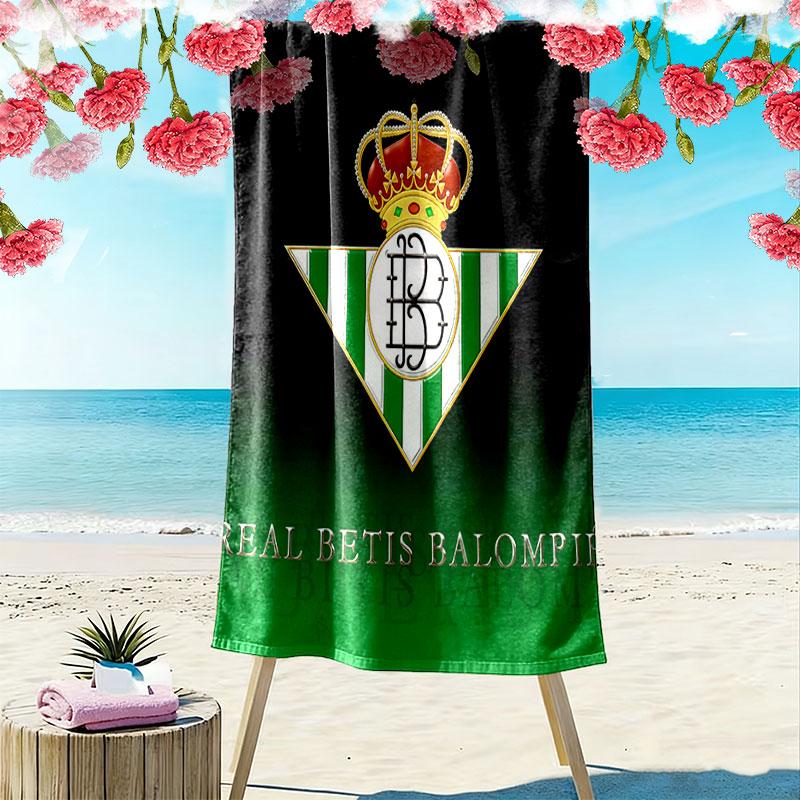 Betis poster Beach Towel, Large Soft Quick Dry Towel for Beach Camping Swimming