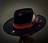 Ribbon decorative wool hat European and American fashion versatile retro old wind sheep felt hat