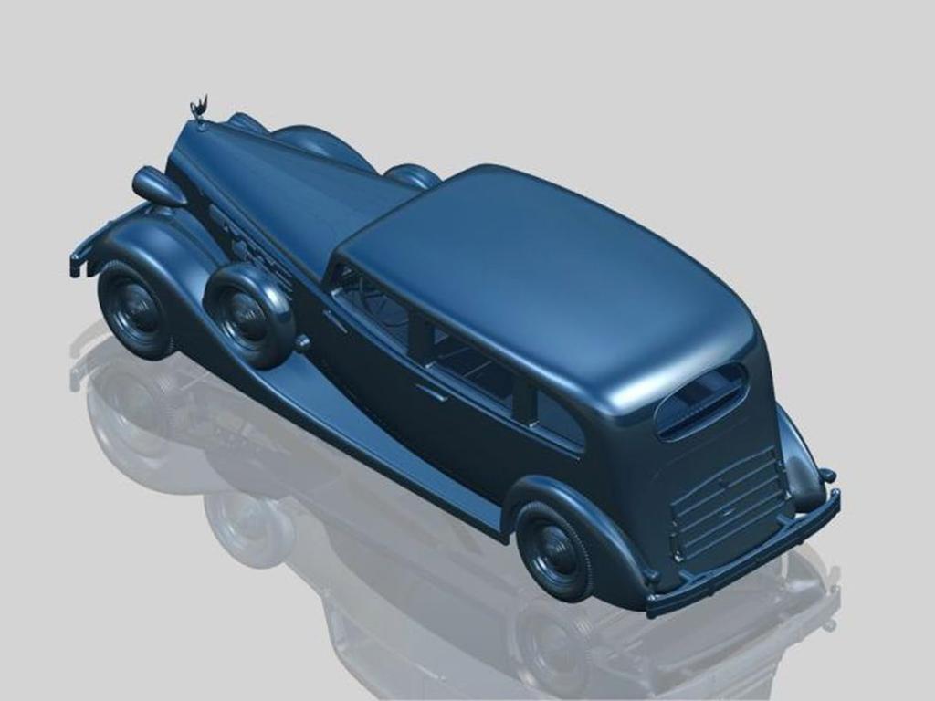 ICM Масштаб 1/35 Автомобиль советской армии Packard 12 лидера, 1936 с фигурой, набор пластиковой модели 35535