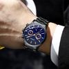 BINBOND Sturdy Men's Watch Reloj Chronograph Precise Quartz Watches For Men Luxury Luminous Waterproof Auto Date