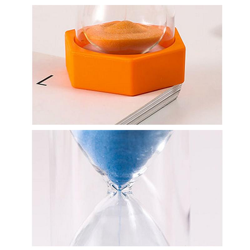 5-60 минут шестиугольные песочные часы с защитой от падения кухонный таймер дети учатся песочные часы новые поделки украшения подарок на день рождения