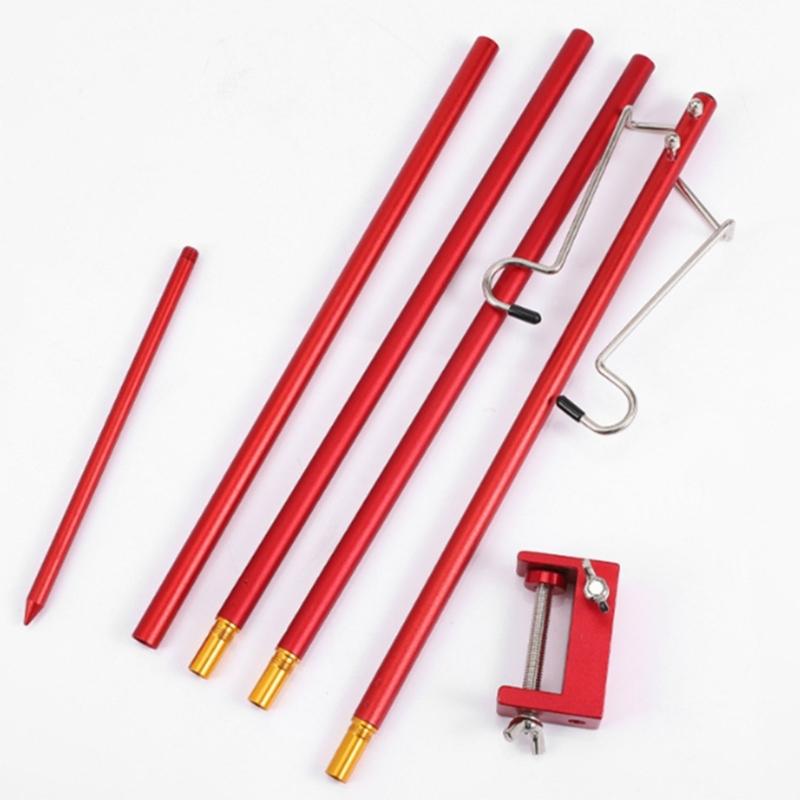 Folding Table Light Stand Camping Lamp Stand Detachable Lamp Holder Outdoor Light Holder Tent Light Stand Enduring