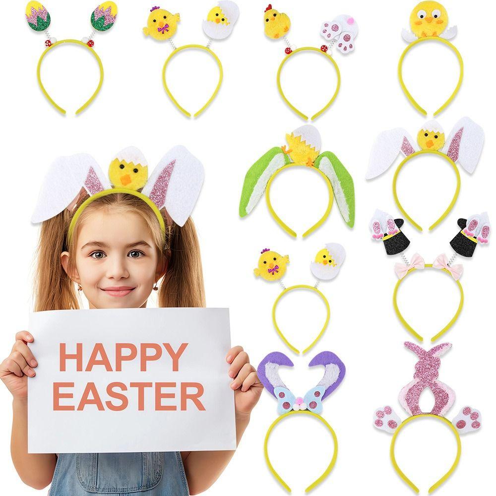 Cartoon Easter Hairband Cute Holiday Decorative Hair Accessories Easter Headband Easter Party