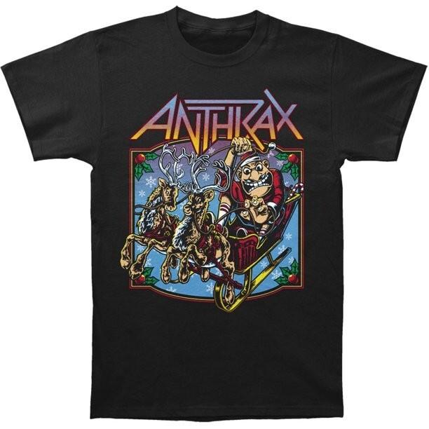 Мужская футболка Anthrax Not Man Рождество Близко Семейная Все размеры