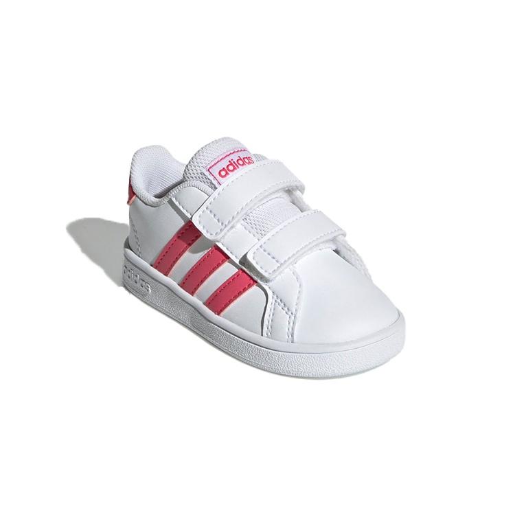 (ТД) adidas Grand Court Малыш 'Белый Розовый' Детские EF0115