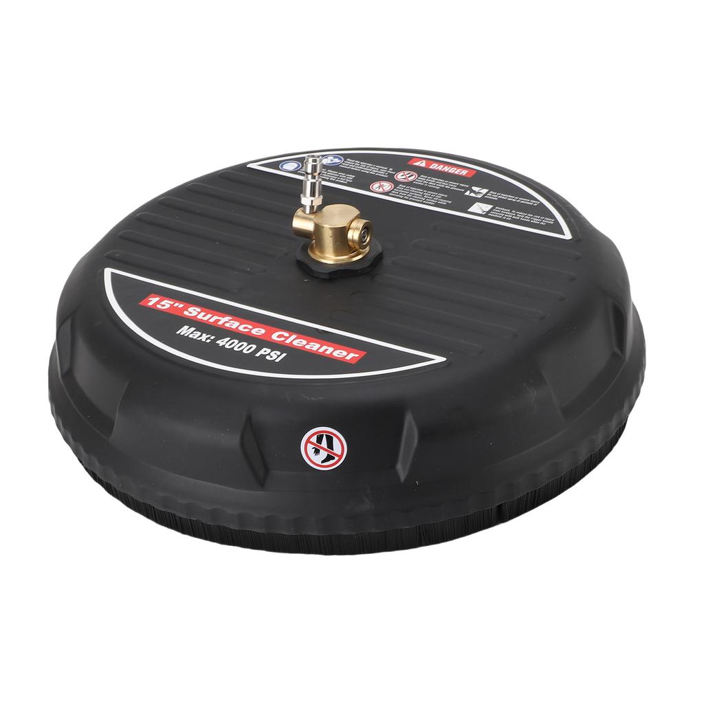 15-дюймовая мойка высокого давления для очистки пола, 2 сменные насадки, 14-дюймовый быстросъемный штекер, 4000 PSI для пола