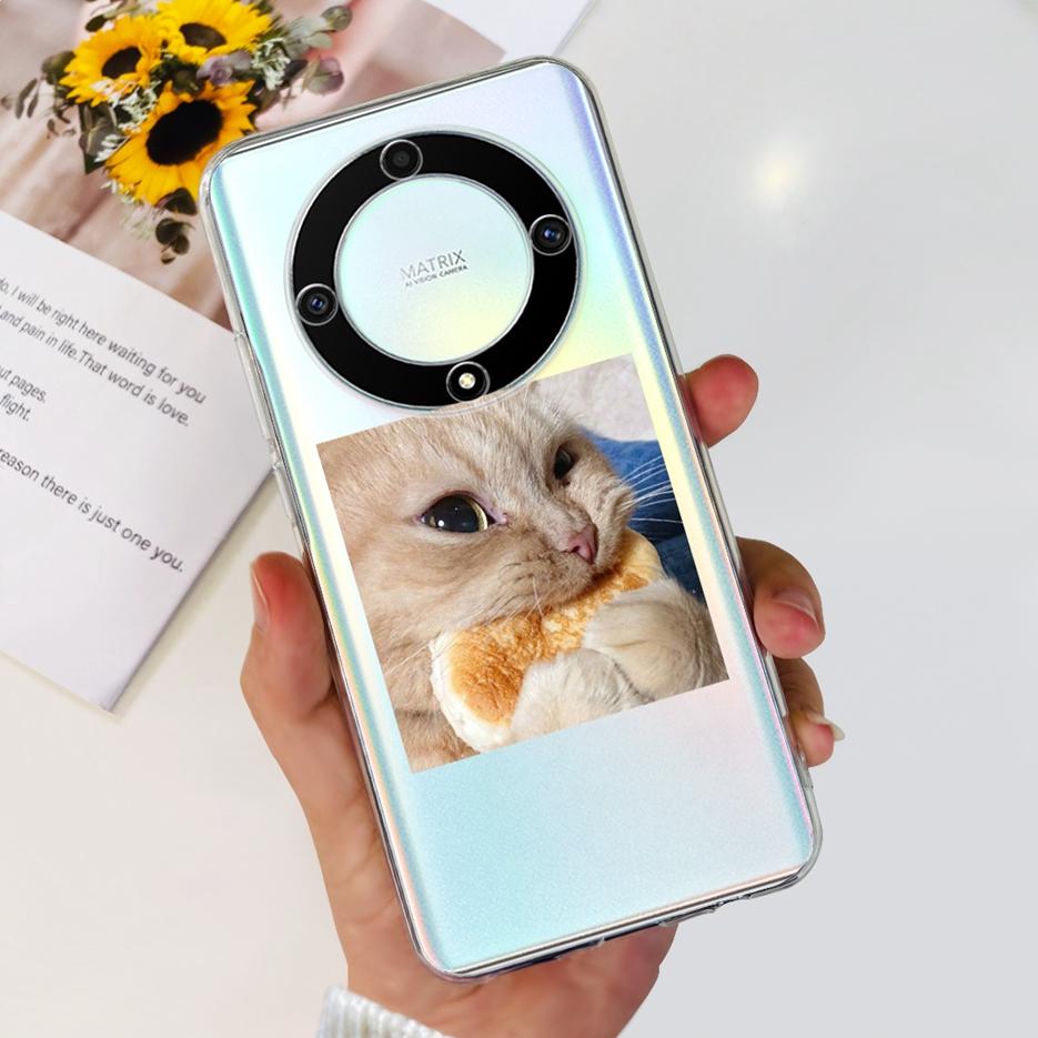 For Honor X9b 5G Case 2023 New Fashion Painted Cover Clear Silicone Soft TPU Phone Case For Honor X9b HonorX9b Back Cover Bumper