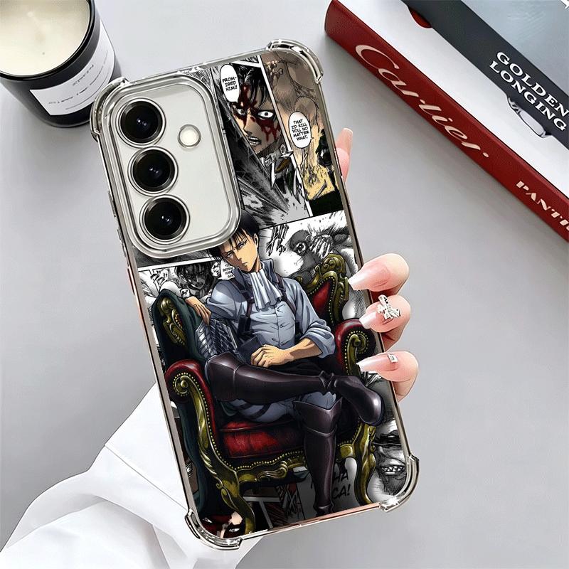 A-Атака Титанов Аниме Покрытие Чехол Для Телефона Для Samsung A17 A07 A37 A57 A16 A56 A15 A55 A14 A54 A13 A53 A26 A36 A25 A35 A24 A34