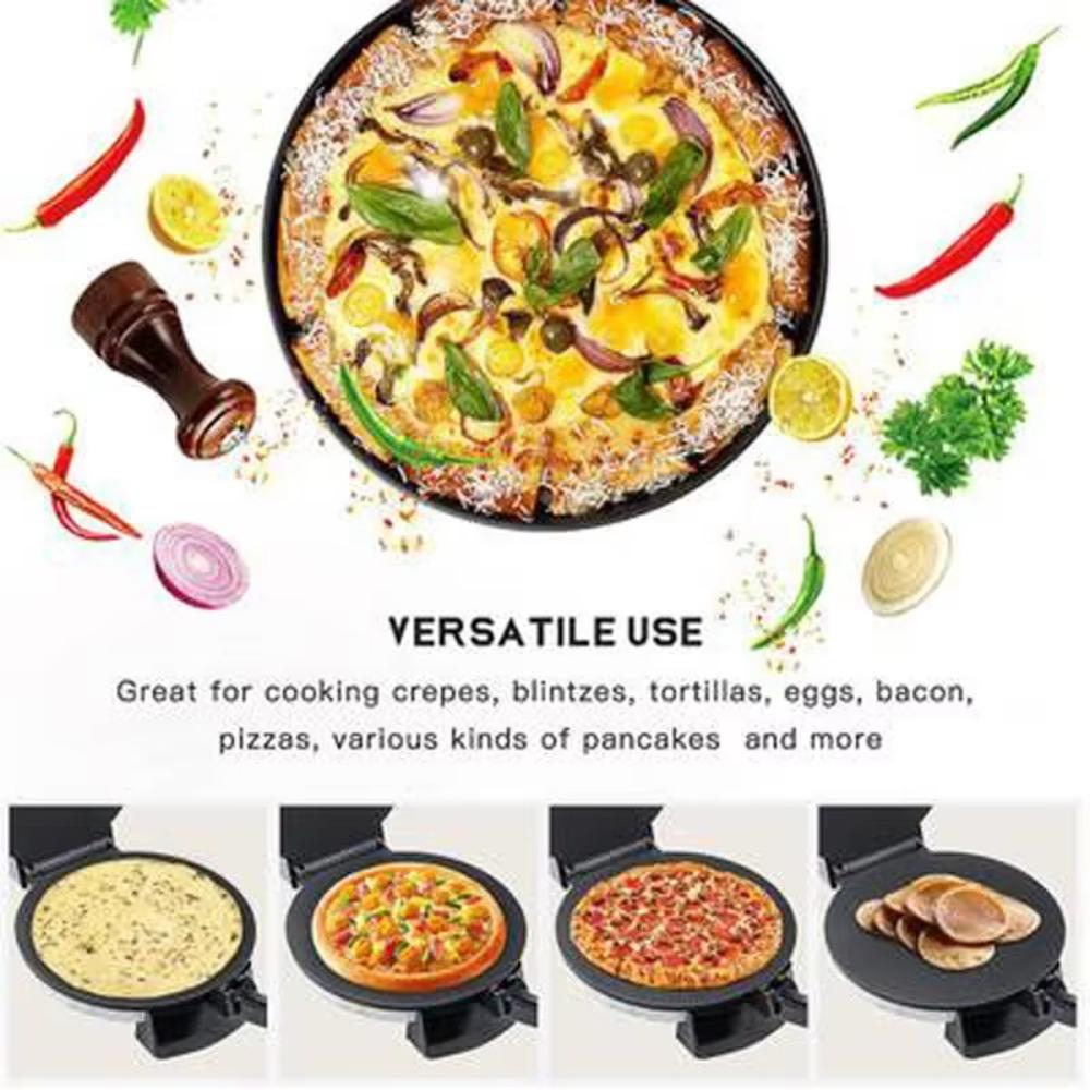 Simple Roti Maker Machine Easy Cleaning Cooking Pan Electric Crepe Maker Family Gift