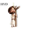 Cute Cartoon Car Pendant Movie Character Charm 2D Acrylic Hanging Warm Decoration Ornament Backpack Christmas Tree Vivid