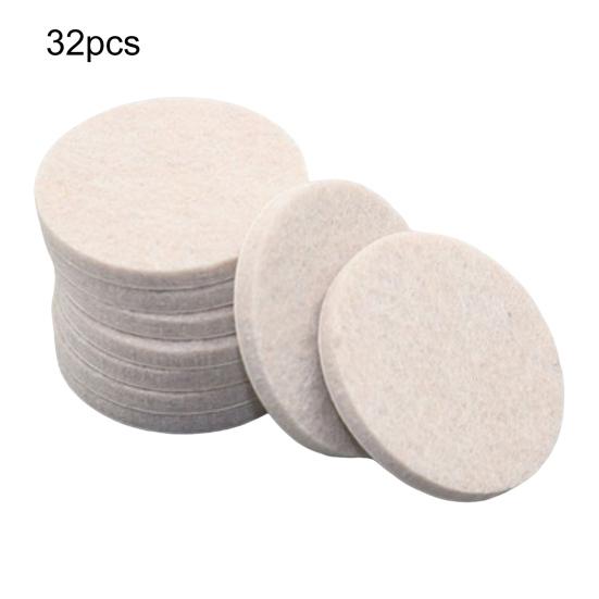 18/32/50 Pcs Furniture Pads Cuttable Felt Anti-slip Floor Protector for Chairs And Table Protects Floors Furniture Foot Pads for Bedroom Living Room
