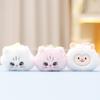 Rabbit Panda Cat Key Chain Cartoon Girl Backpack Decorative Pendant Doll Plush
