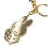 Zowie Miffy GOLD Keychain Dot 641226 70th Anniversary Dick Bruna